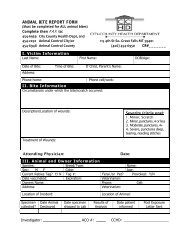 animal bite report form - Cascade City-County Health Department