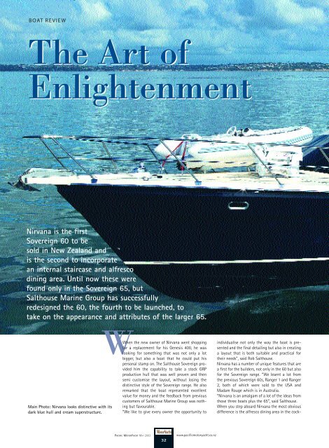 Salthouse 60 Pacific Motor Yacht Magazine - Home Page Halcyon ...