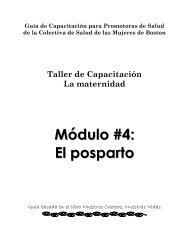 MÃ³dulo # 4: El Posparto - Our Bodies Ourselves