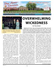 OVERWHELMING WICKEDNESS - Tony Alamo Christian Ministries