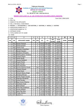 Merit List_BVSc_069-070.pdf - IAAS