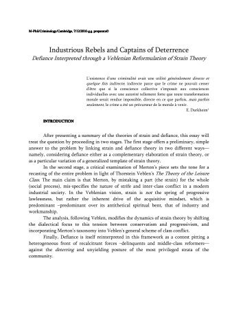 Industrious Rebels and Captains of Deterrence - Guido Giacomo ...