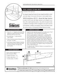 DECK LEDGER TO RIM JOIST - FastenMaster