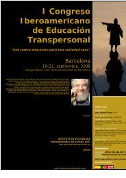 I Congreso Iberoamericano de EducaciÃ³n ... - Claudio Naranjo