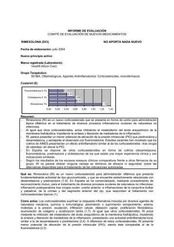 INFORME DE EVALUACIÃN COMITÃ DE EVALUACIÃN DE ...