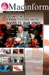 jubileumfeest met de bekende stylist fred van leer invito 25 jaar jong!