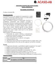 Set regulator AUTOMIX 20 - instructiuni - Prodimar