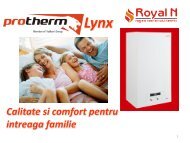 Prezentare centrala termica Protherm Linx - Prodimar