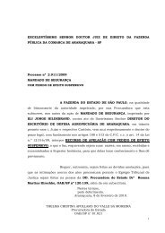 recurso de apelação - Procuradoria Geral do Estado de São Paulo