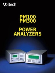 PM300 Power Analyser Brochure - Westek Electronics