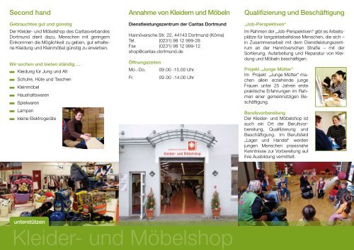 Kleider- und Möbelshop - Caritas Dortmund