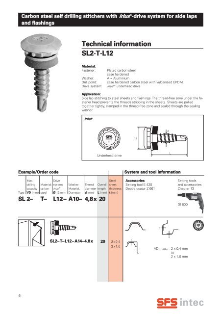 Direct attachment of profile steel and aluminium sheeting to steel ...