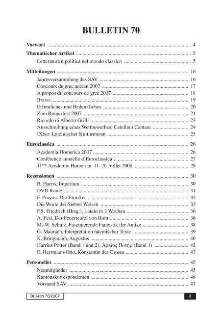 PDF -Fassung - Schweizerischer Altphilologenverband