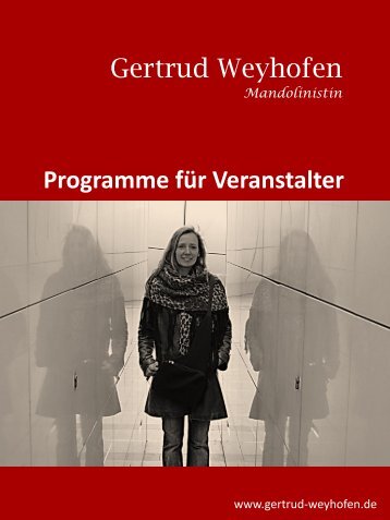 Gestatten, die Mandoline - Gertrud Weyhofen