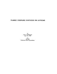 flange coupling synthesis on autocad - Optimal Design Laboratory