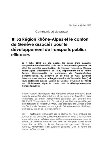 Signature de la charte du DTPR, rÃ©gion RhÃ´ne-Alpes et ... - Ceva