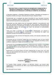 Tratado de Assunção - TPR Mercosur