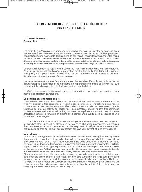 TELECHARGER le livre des rÃ©sumÃ©s (format pdf) - sferhe