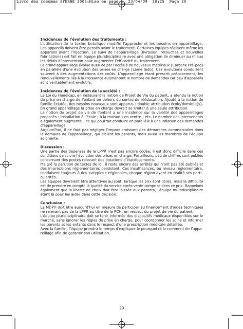 TELECHARGER le livre des rÃ©sumÃ©s (format pdf) - sferhe