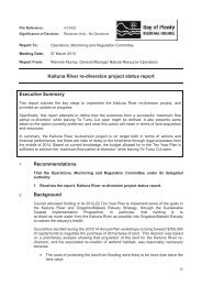 Kaituna River re-diversion project status report Executive Summary ...