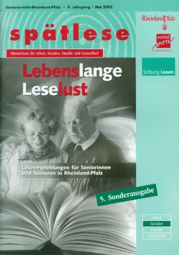 Lebenslange Leselust - Ministerium - Rheinland-Pfalz
