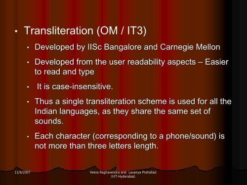 Pronunciation of Nouns in Text to Speech systems - IIIT Hyderabad