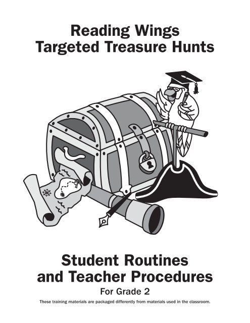 Reading Wings Targeted Treasure Hunts Student Routines and ...