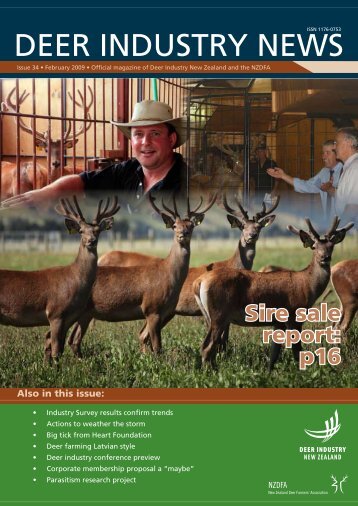 Deer Industry News #34 Februray 2009 - Deer Industry New Zealand