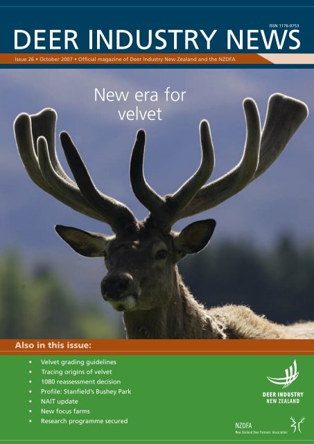 Deer Industry News #26 October 2008 - Deer Industry New Zealand