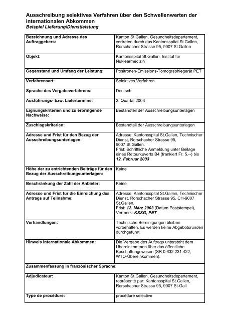 Beispiel Dienstleistung/Lieferung (18 kB, PDF) - beschaffungswesen ...