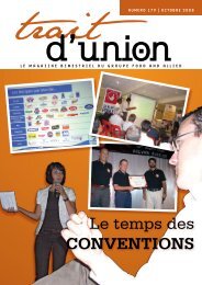 Le temps des CONVENTIONS - Food & Allied Group