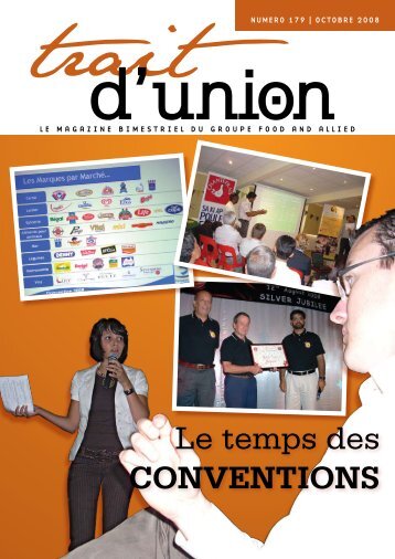Le temps des CONVENTIONS - Food & Allied Group