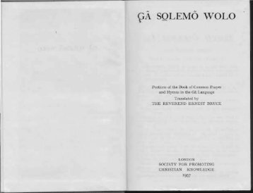 QA SOLEMO WOLO - Society of Archbishop Justus