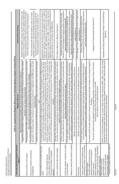 Revised Final Environmental Study Report (24 MB) - Gold Canyon ...