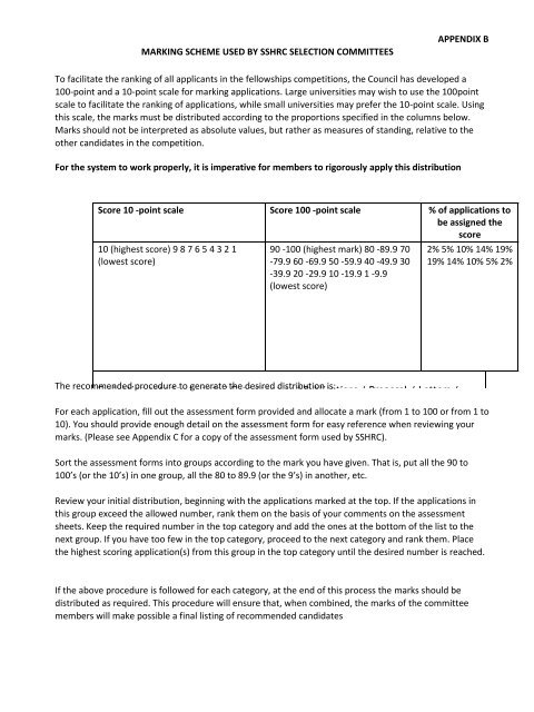 SSHRC Doctoral Fellowship Applications for 2011-2012 - School of ...