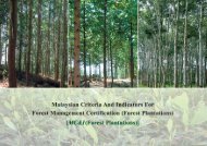 MC&I(Forest Plantations) - Malaysian Timber Certification Council