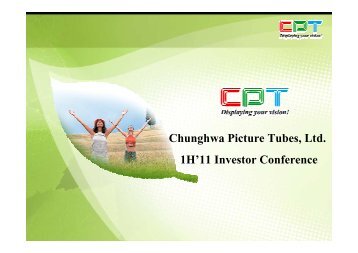Download - CHUNGHWA PICTURE TUBES, LTD.