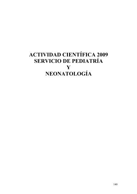 Memoria 2009 - Hospital Universitario de Guadalajara - Junta de ...