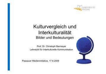 Kulturvergleich und Interkulturalität