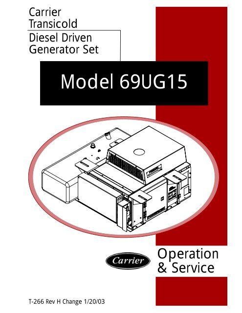 Genset operation and service manual - Under-Slung ... - Florens