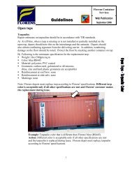 Tarpaulin - Florens Container Services