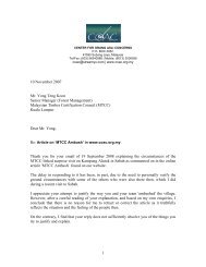 letter - Malaysian Timber Certification Council