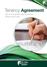 Tenancy Agreement - Flintshire County Council