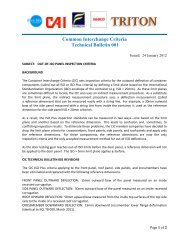 Common Interchange Criteria Technical Bulletin 001 - Florens