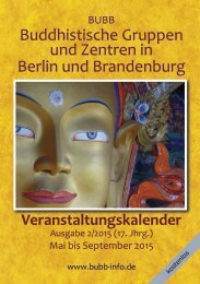 Buddhistische Gruppen und Zentren in Berlin und Brandenburg