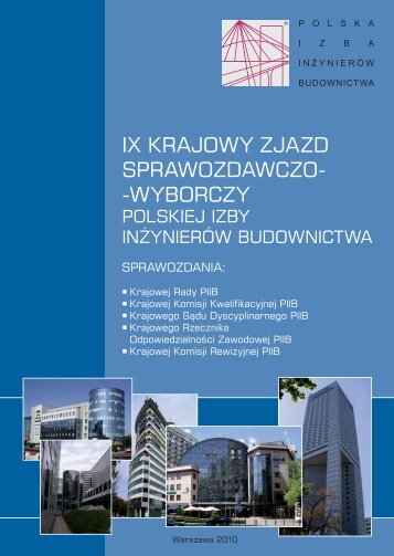 załącznik do uchwały - Polska Izba Inżynierów Budownictwa