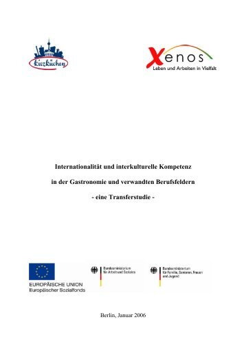 Internationalität und interkulturelle Kompetenz in der Gastronomie ...