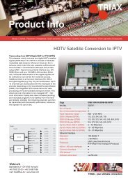 HDTV Satellite Conversion to IPTV
