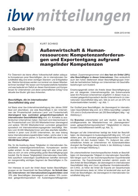 3. Quartal 2010 - Medien Servicestelle Neue ÖsterreicherInnen