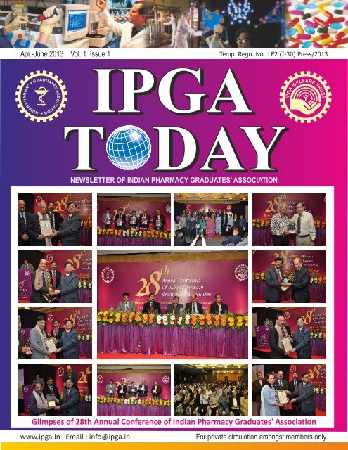 ipga today - Indian Pharmacy Graduates' Association